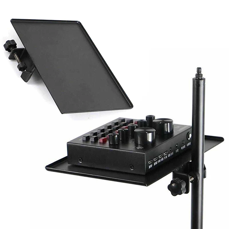 

1pcs Universal Sound Card Tray 200x140MM Microphone Mic Rack Stand Phone Clip Holder
