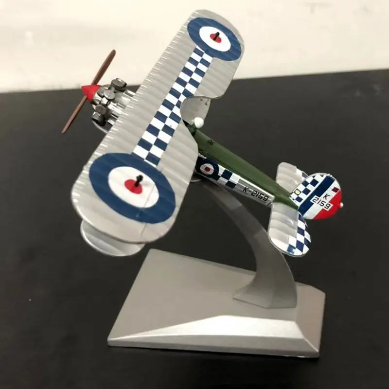 WLTK 1/72 масштаб военная модель игрушки Британский Бристол бульдог истребитель литой металлический самолет модель игрушки для сбора, подарок, дети