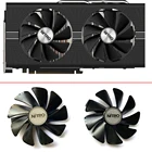 Новый вентилятор для видеокарты SAPPHIRE RX 580 470 480 570 580, 2 шт. 95 мм CF1015H12D 12 В 0.42A RX 590 NITRO Mining Edition VGA для охлаждения графической карты