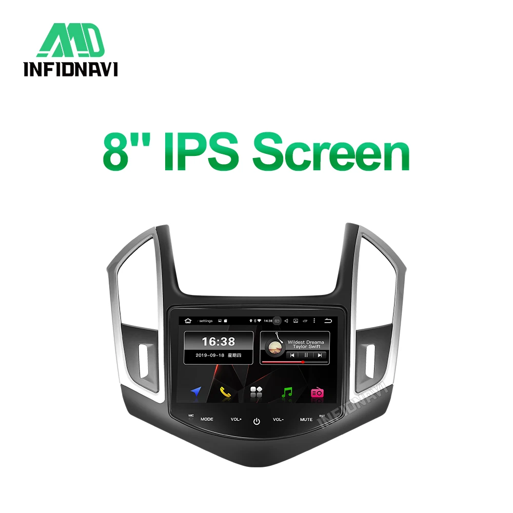 Android 9,0 автомобильный dvd для Chevrolet Cruze 2013 gps навигация Радио Видео Стерео Мультимедиа Плеер восьмиядерный ips экран