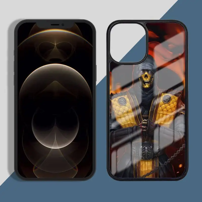 

Mortal Kombat Phone Case PC for iPhone 11 12 pro XS MAX 8 7 6 6S Plus X 5S SE 2020 XR
