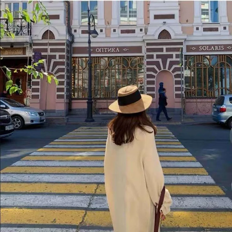 

Johnature New Long High Split Fashion Women Sweater 2021 Winter Korean Solid Color Turtleneck Loose Female Sweaters