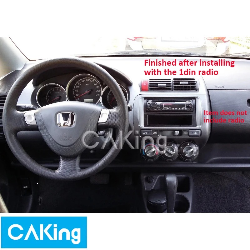 1DIN или 2DIN Автомобильная фасция радио Панель жгут для Honda Fit Jazz 2002 2008 (Руководство AC)