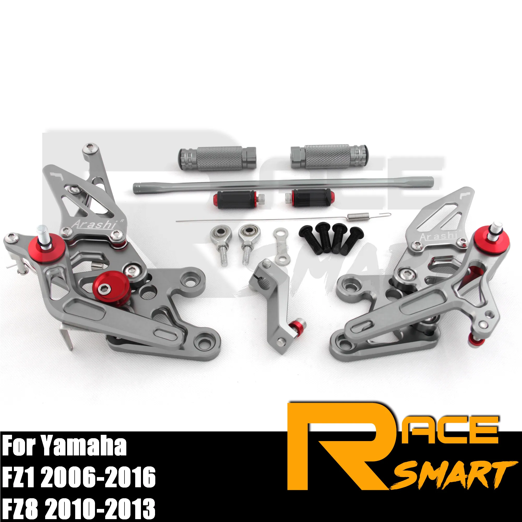 Для Yamaha FZ1 2006-2016 Задние подножки для ног педали аксессуары мотоциклов CNC