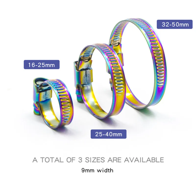 1 шт. дух зверя мотоциклетные хомуты воздушный фильтр зажимы метализированный