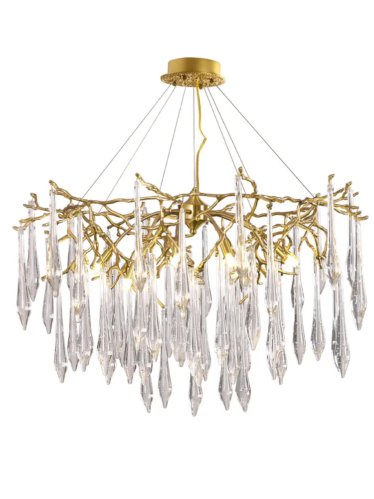 Медная люстра в европейском стиле для гостиной новинка 2019 ресторана светильник