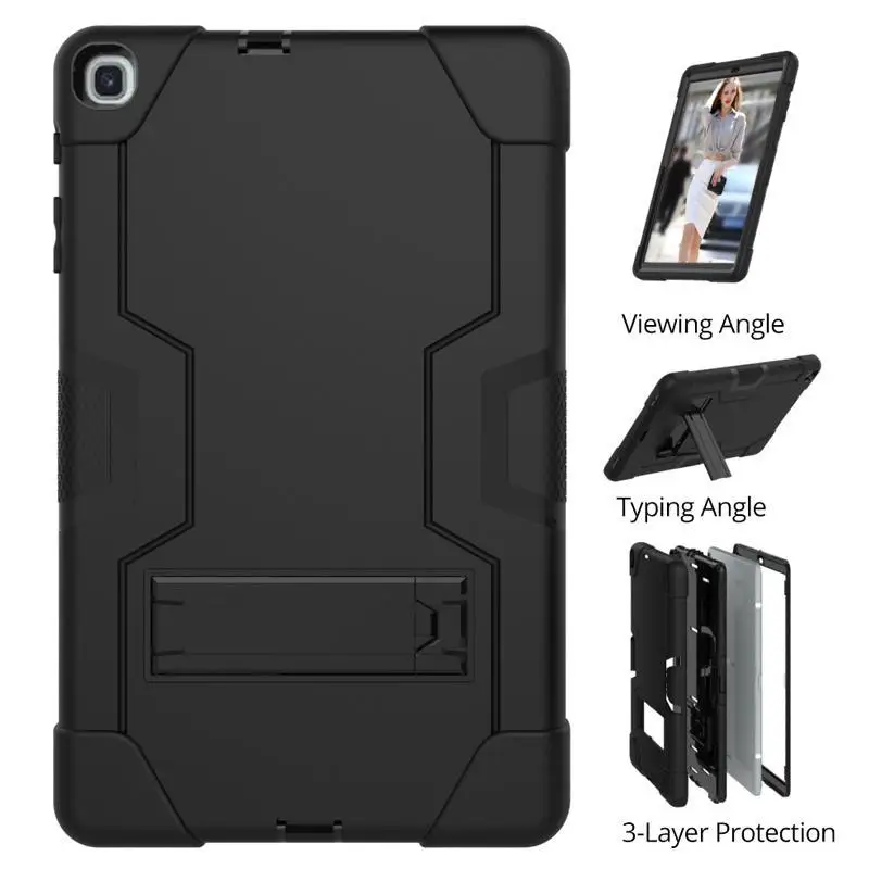 

Case for Samsung Galaxy Tab A 10.1 2019 T510 2018 T590 S4 T830 S5E 10.5 T720 8.0 P200 T290 8.4 T307 Shockproof Case Kids Cover