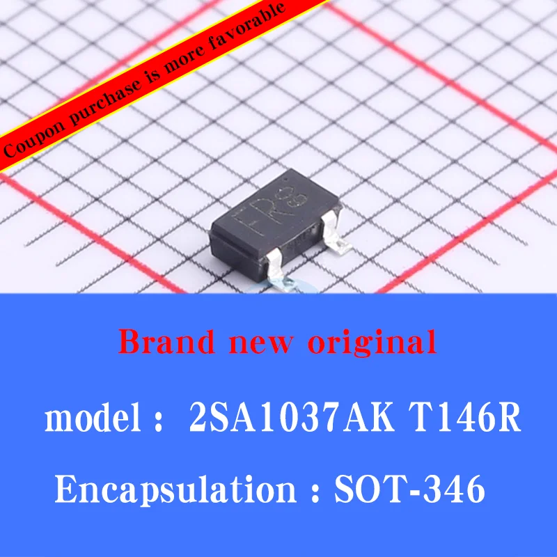 

1000 шт./партия, оригинальная трафаретная печать 2SA1037AK T146R FR SOT-346 PNP, 50 в, ма