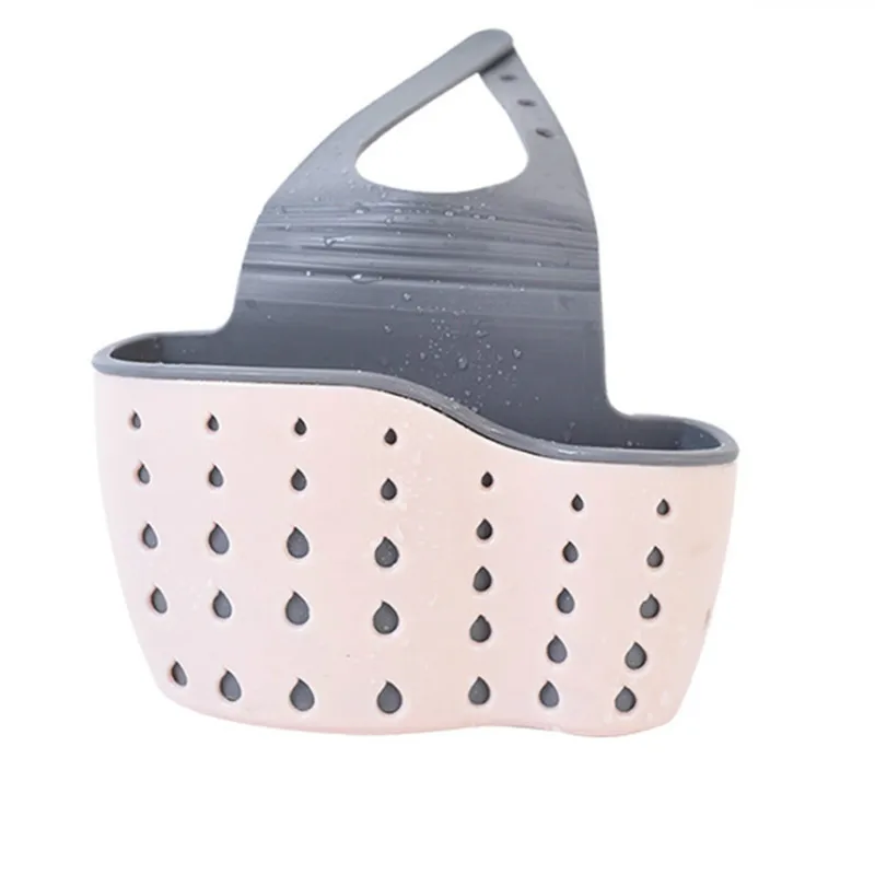 

Kitchen Accessories Utensils Organizer Adjustable Snap Sink Soap Sponge Holder Kitchen Hanging Drain Basket Kitchen Gadgets-Q
