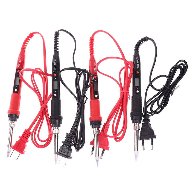 80 Вт паяльник ЖК цифровой электрический сварочный инструмент для припоя провода