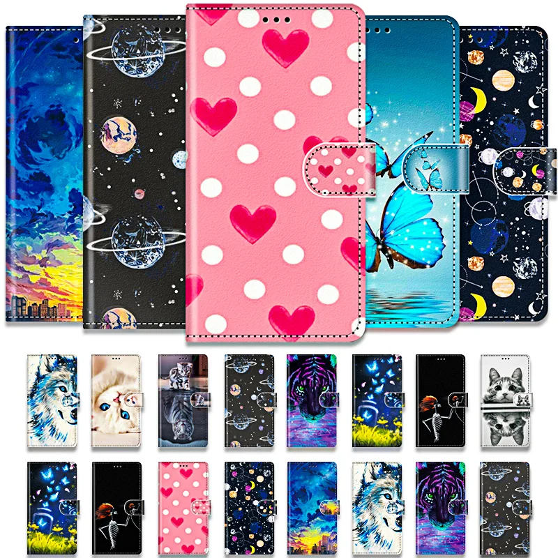 Роскошный чехол-кошелек для Huawei P30 Lite P40 P20 Pro мягкий флип-чехол из искусственной