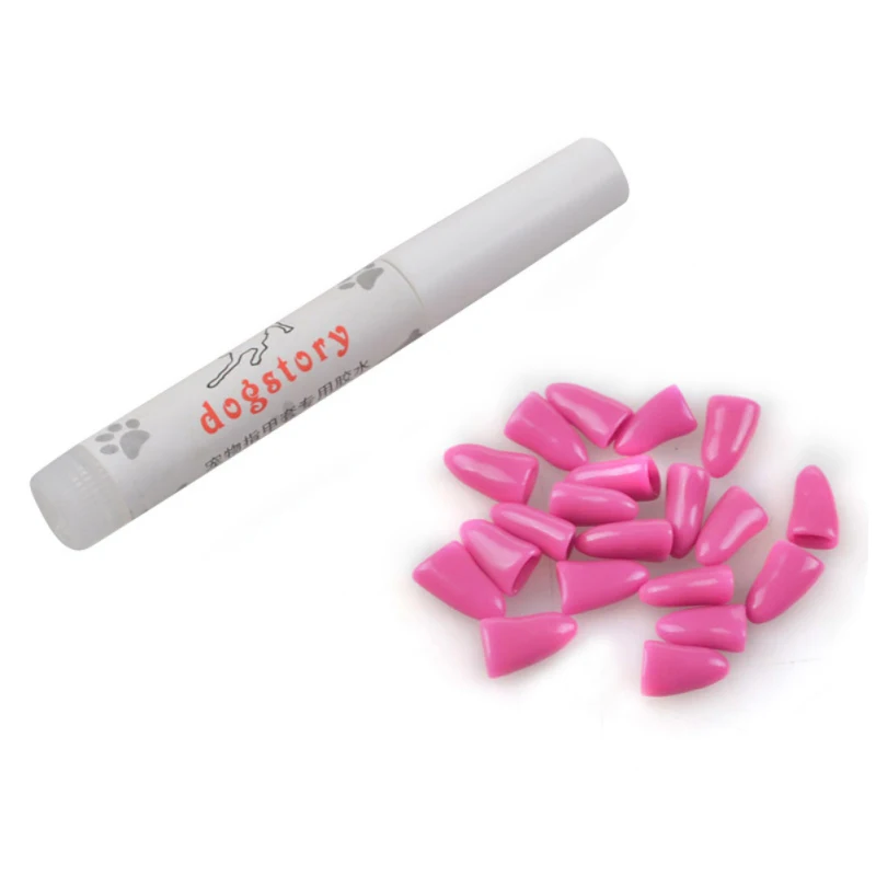 20 шт. силиконовые колпачки для когтей 6 цветов|Уход за кошками| |