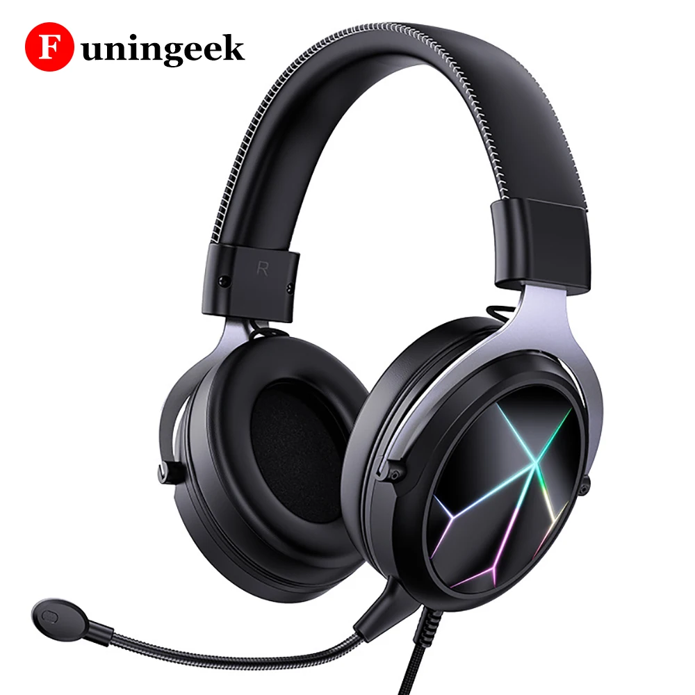 

Game Headphones x10pro Gaming Headsets Wired Headset with Microphone For Computer PS4 Xbox 3.5mm Bass Stereo Over-Head Earphone