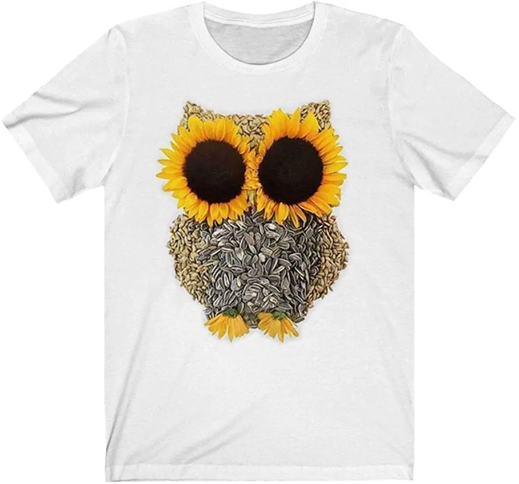 

Women's Sunflower Print Shirt O-Neck Short Sleeve T-Shirt Top New Arrivals Summer Slim Tee 2020 Breathable Round Neck Tshirt
