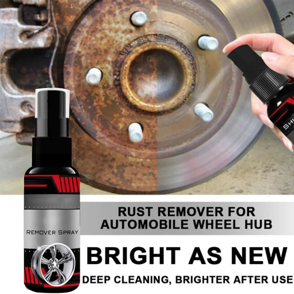 

50/100ml Car Rust Remover Spray Metal Surface Chrome Paint Car Maintenance Iron Powder Cleaning Rust Remover Multi-Purpose TSLM