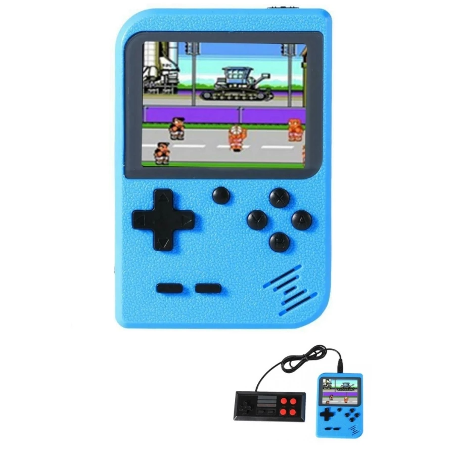 Игровая консоль Gamepad Retro ретро игры 400 в 1 8 Бит 2 игрока джойстик (Синий)|Игровые