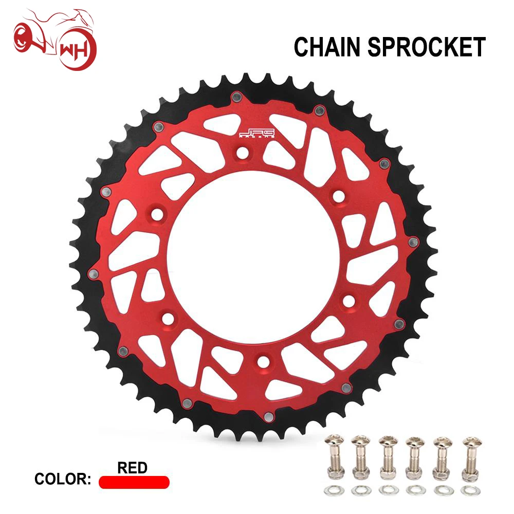 

Motorcycle Aluminum Rear Chain Sprocket For HONDA CR CRF XR CRM 125 R 150 F 230 M X For 250 300 350 430 480 498 RR