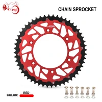 motorcycle aluminum rear chain sprocket for honda cr crf xr crm 125 r 150 f 230 m x for 250 300 350 430 480 498 rr
