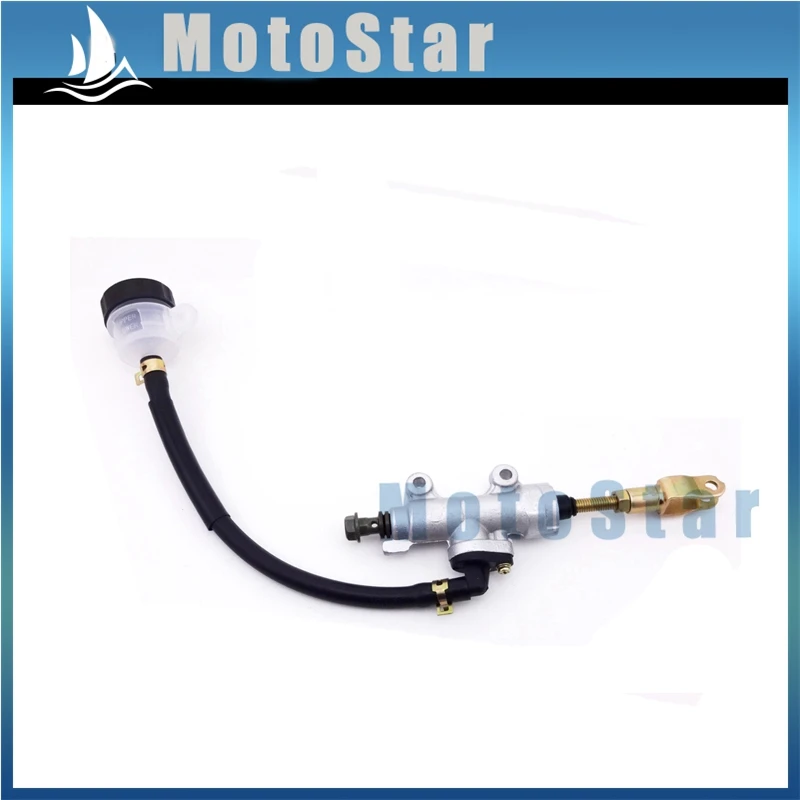 Задний ножной тормоз главный гидравлический цилиндр насос с резервуаром для 50cc 90