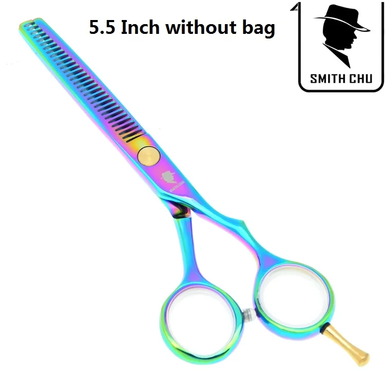 LZS0032 55 no bag 5," Smith Chu Профессиональные Парикмахерские ножницы Япония 440c ножницы для стрижки волос и филировочные ножницы парикмахерские инструменты LZS0048 - Цвет: LZS0032 55 no bag