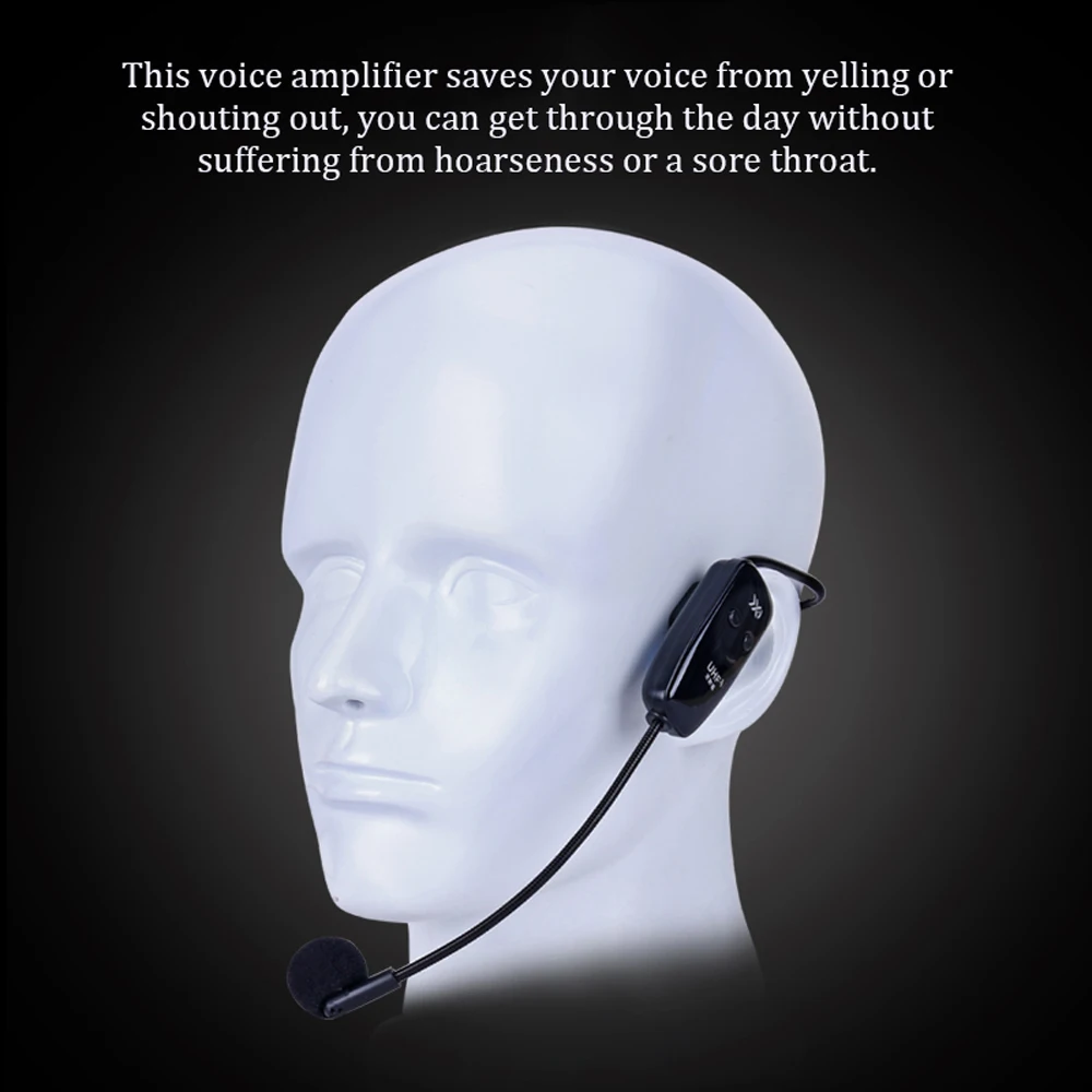 

Handheld 2.4G Headset Microphone UHF Universal Wireless Microphones Portable BT Power Amplifier for Speech