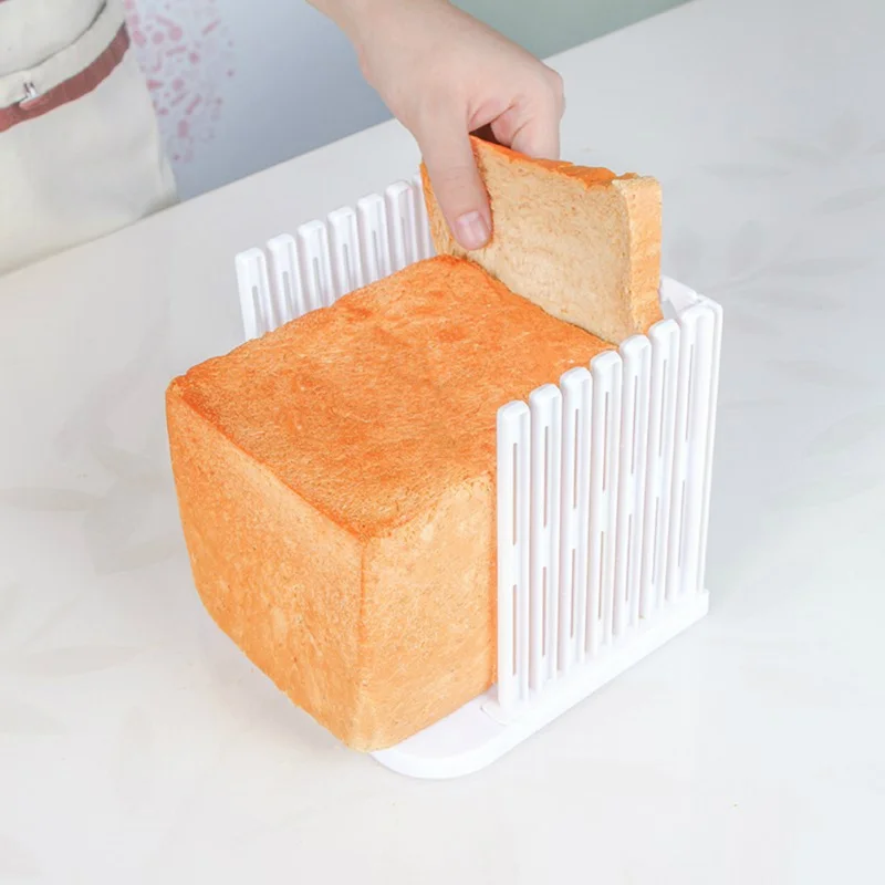 HW portable bread cutters Toast Slicer Household Bread Detachable Kitchen DIY cancake quantifier pancake batter dispenser | Дом и сад