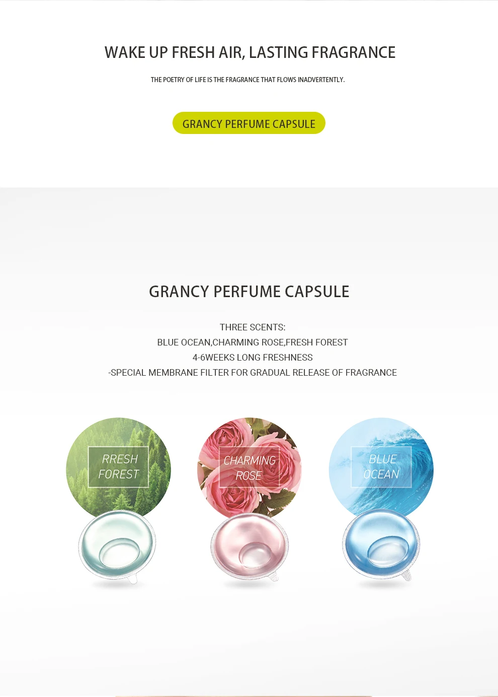 

EKO Geshe Kitchen Toilet Trash Can Deodorant Fragrance Set