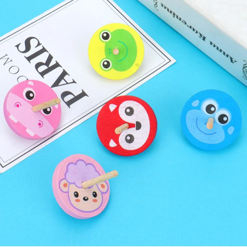 10 шт./лот детские деревянные гироскопические игрушки для взрослых снятие стресса