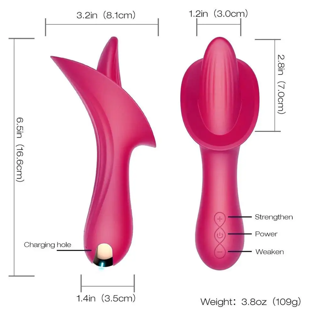 OMYSKY язык вибратор точки G Клитор эротическая стимуляция взрослые секс игрушки