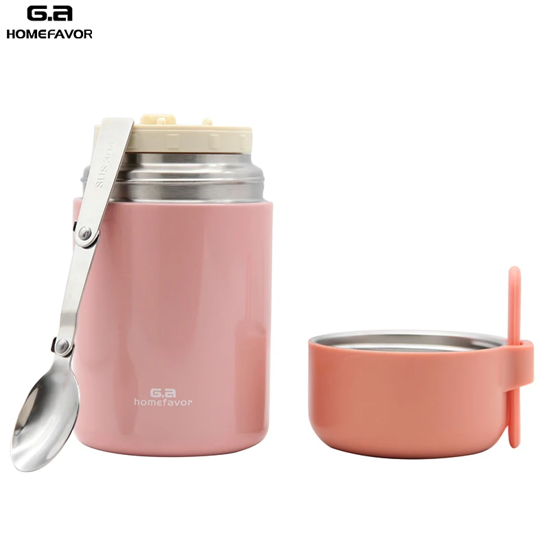 Термос для еды контейнер ланча вакуумный изолированный Ланч бокс Bento из