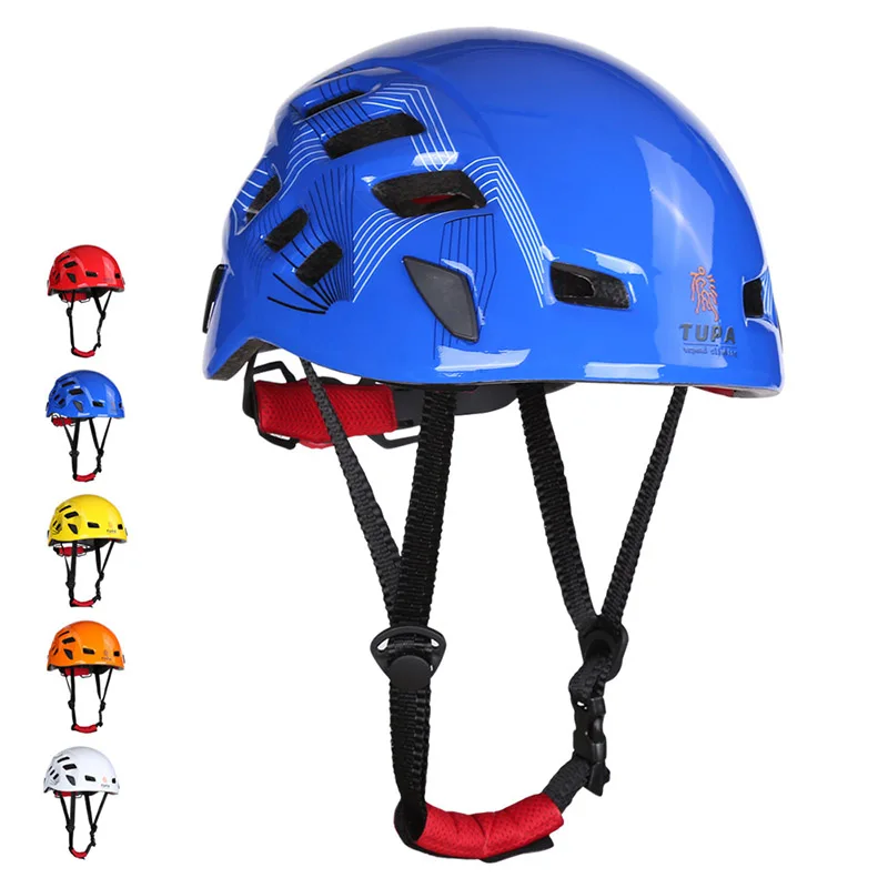

Helmets Outdoor Climbing Downhill Caving Rescue Cycling Adjustable High-strength Safety Protective Mountaineering Accessories