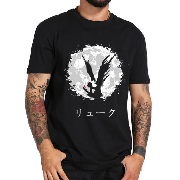 

Мужские футболки shinigami, летняя одежда, футболка в стиле хип-хоп для мужчин, спортивная одежда, футболка в стиле Харадзюку, Топ