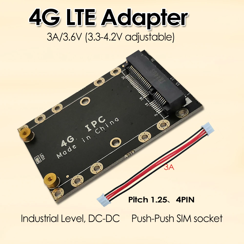 Промышленный мини-адаптер PCIe для USB 4G LTE с разъемом SIM-карты 2 0 4-контактный разъем