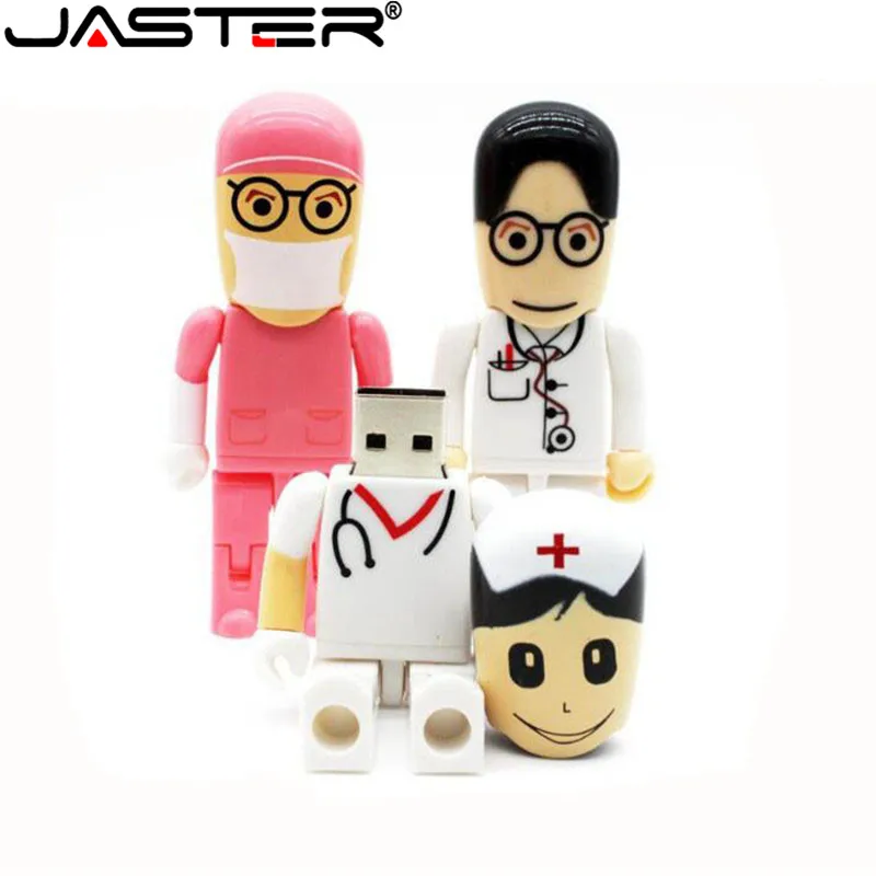 Флеш-накопитель JASTER флеш-накопитель USB 2 0 в виде докторского колледжа 4 ГБ 8 16 32 64 |
