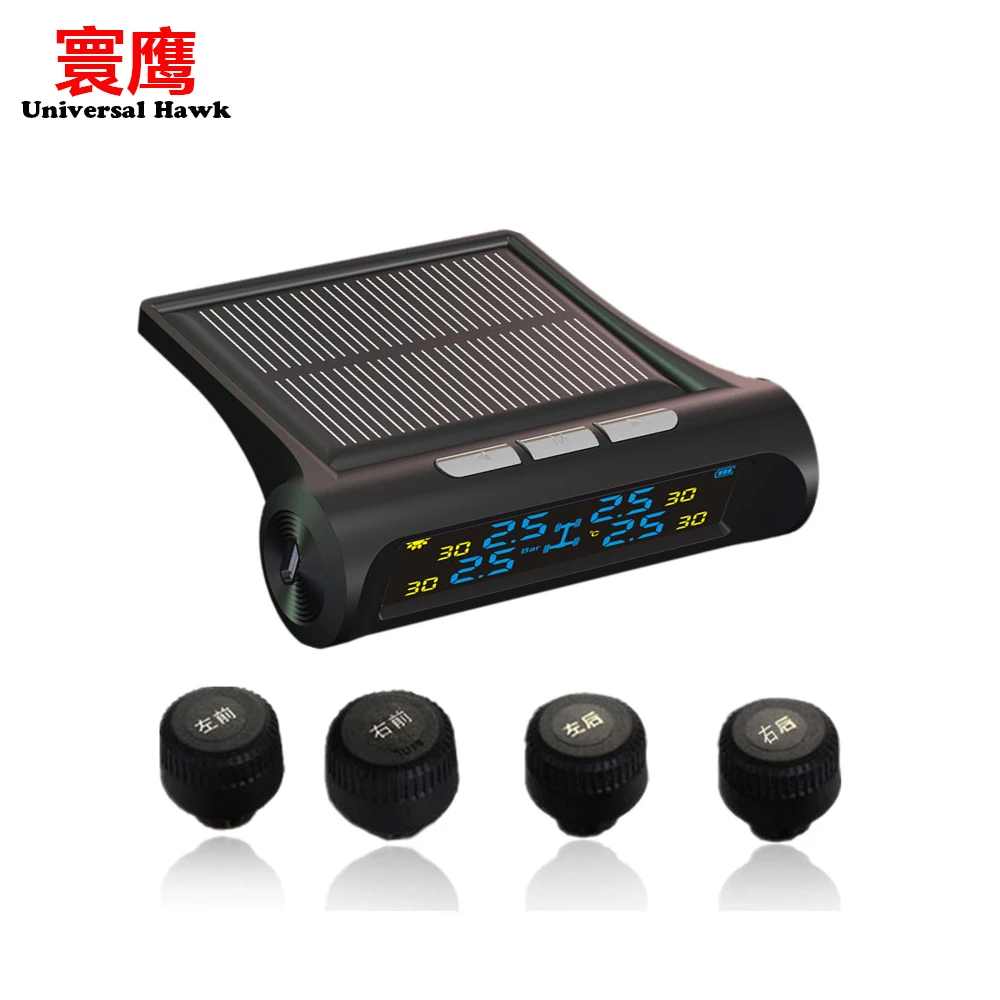 Умная автомобильная система контроля давления в шинах зарядка солнечной энергии