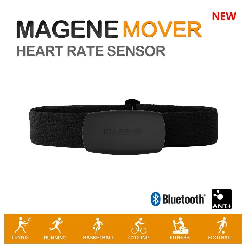 MAGENE Mover двойной режим ANT + и Bluetooth 4 0 датчик сердечного ритма езда Gemini 210 скорости