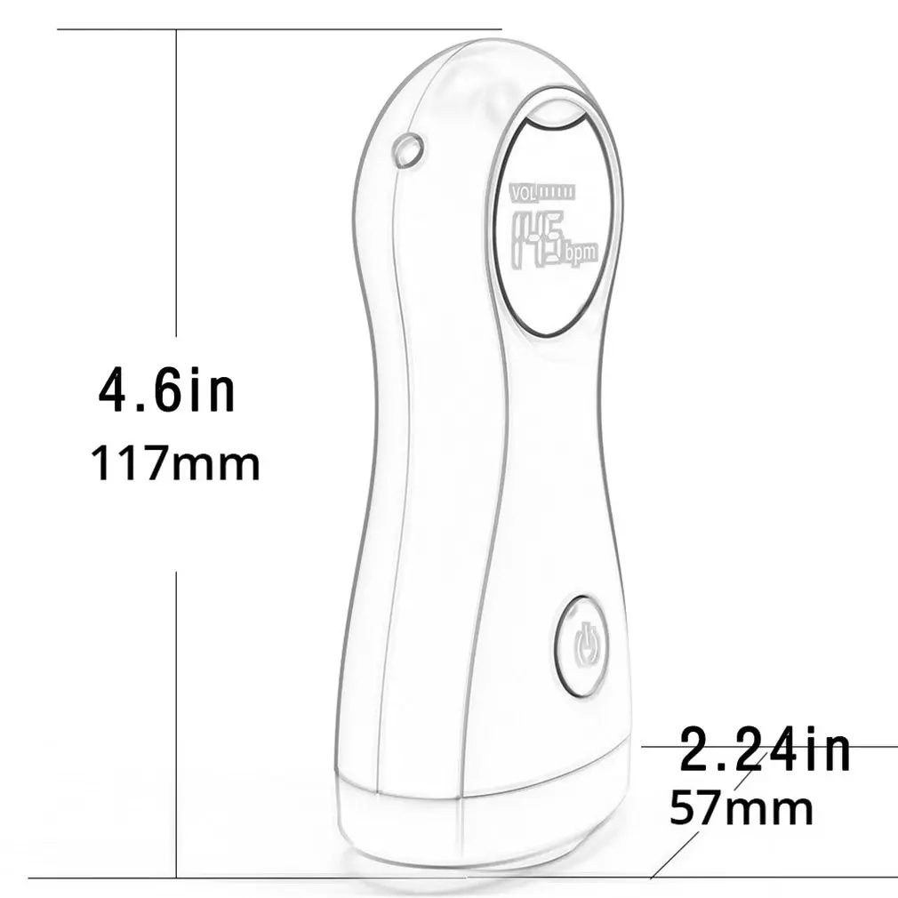 

YK-90C Fetal Heart Rate Monitor LCD Display Portable Doppler Fetal Heart Rate Monitor With Earphone For Pregnant Women