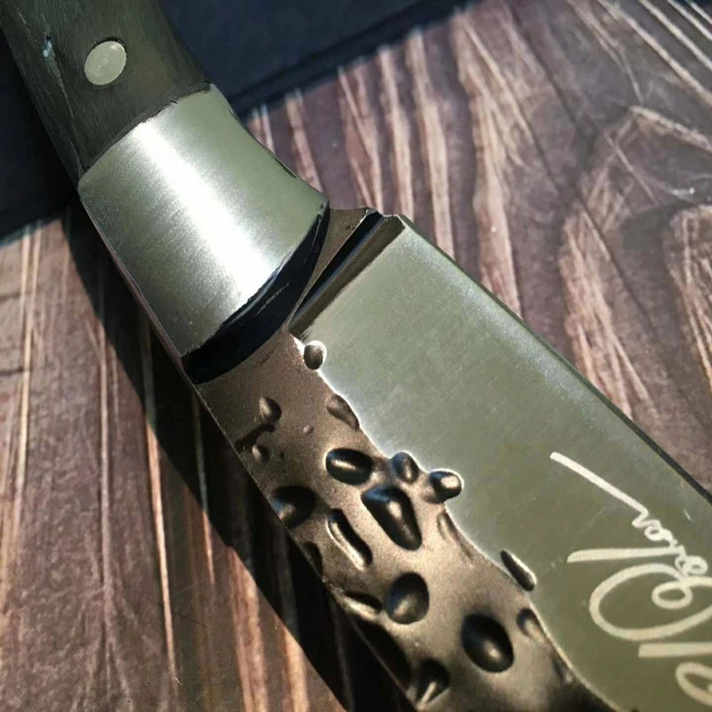 

Keel Special War Straight Knife 5Cr13MoV Material Forging Tactics Outdoor Camping High Hard Gift Collection Fixed Blade Knife