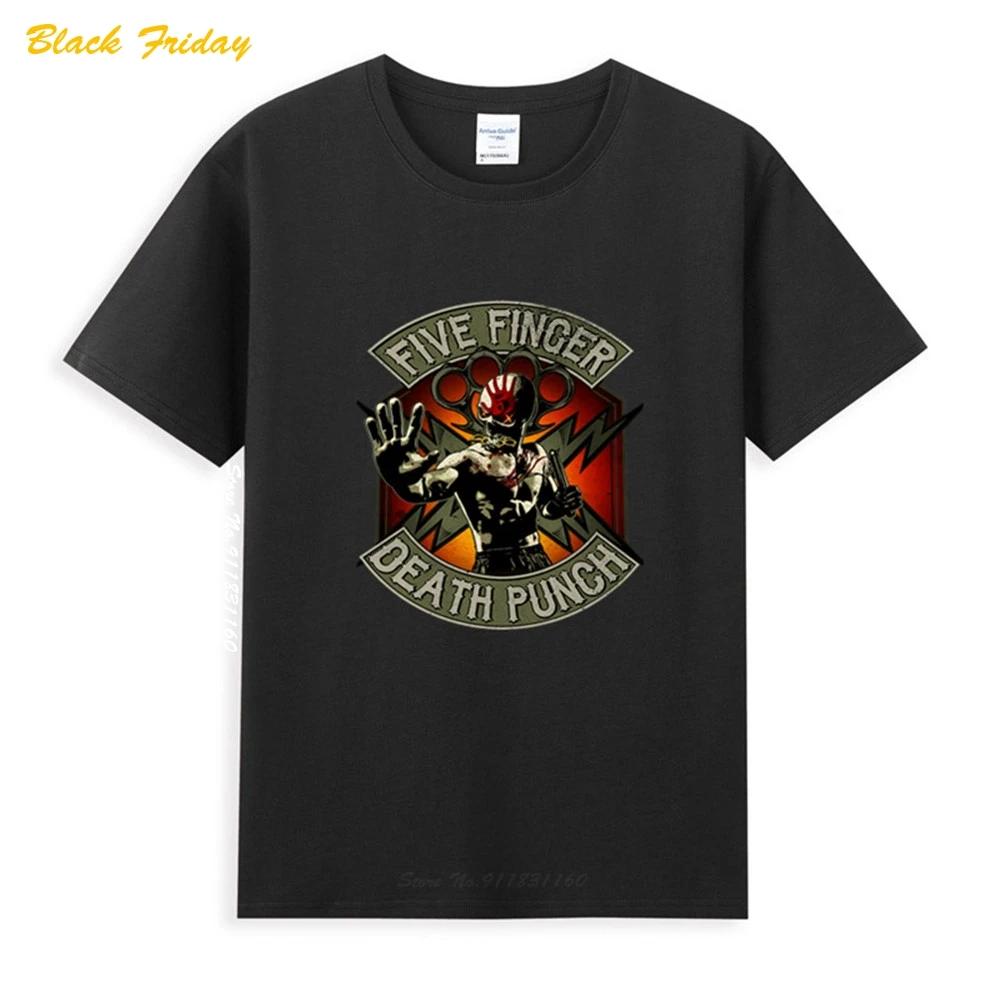 Five Finger Death Punch нунчаки черный новая футболка Новая Летняя мужская с коротким