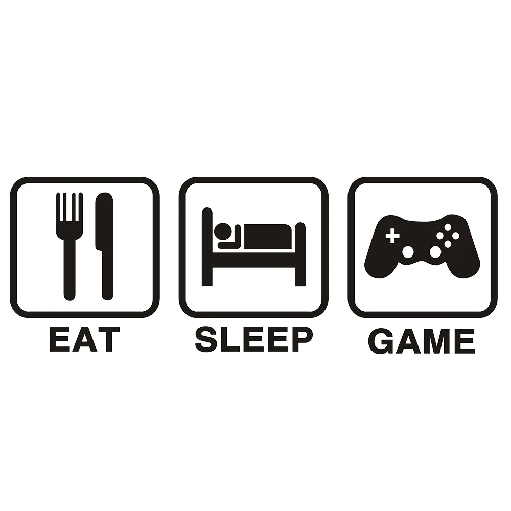 

Creative Game Video Game Wall Stickers for Boys Room Removable Vinyl Gamer Sticker Wall Decals Decoration for Playroom Kids Room