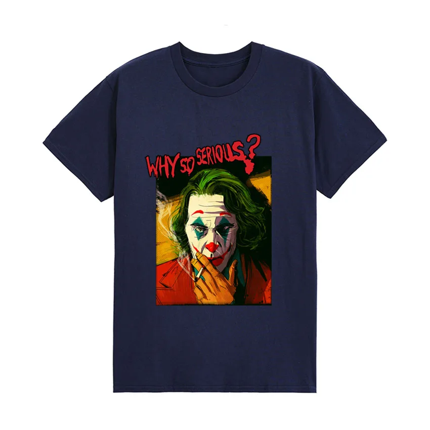 

Promotion Joker Casual Summer Mens T Shirt Graphic Sleeve Cotton O-Neck Tee T-Shirts Loose Comfortable Clothes Gift