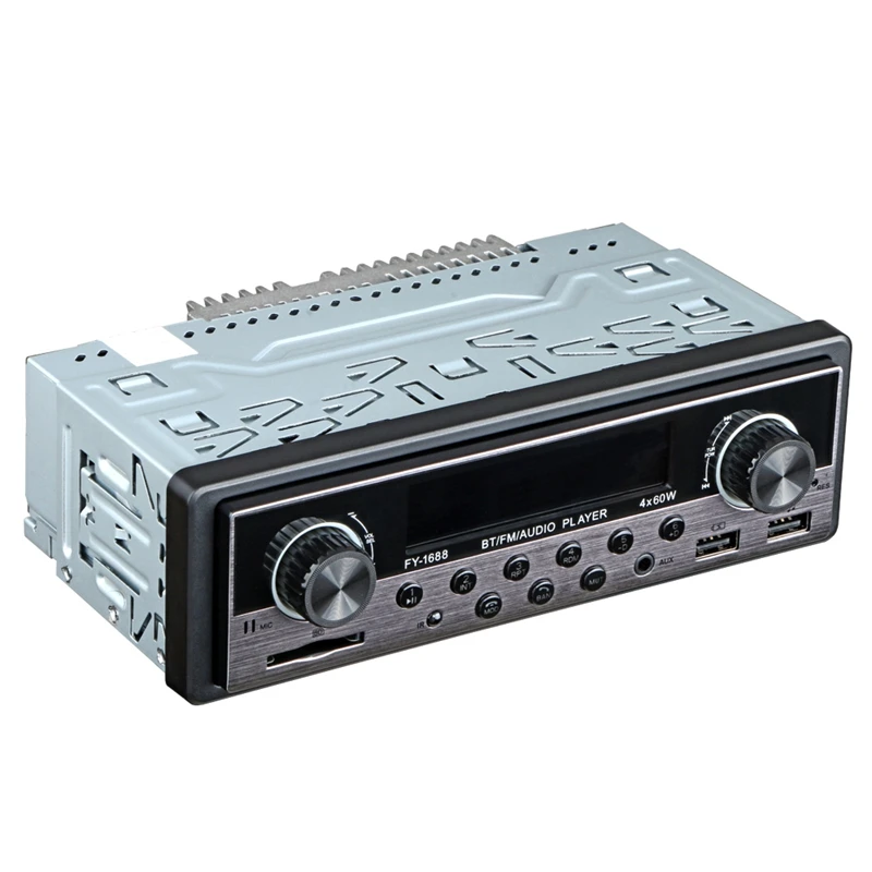 Автомобильный MP3-плеер автомагнитола 1 DIN с Bluetooth стереозвуком FM-приемником