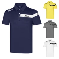 2021 golf wear mens t shirt summer fashion sports short sleeve shirts golf apparel dry fit breathable polo shirts for men