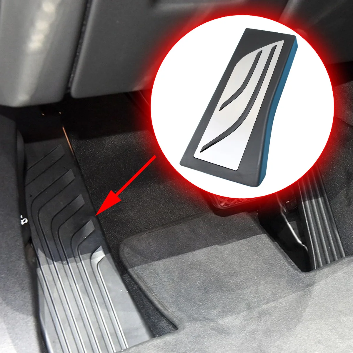 

Подходит для BMW X5 X5M G05 2019 нержавеющая сталь защитные аксессуары подставка для ног Подножка педаль без сверления крышка Накладка