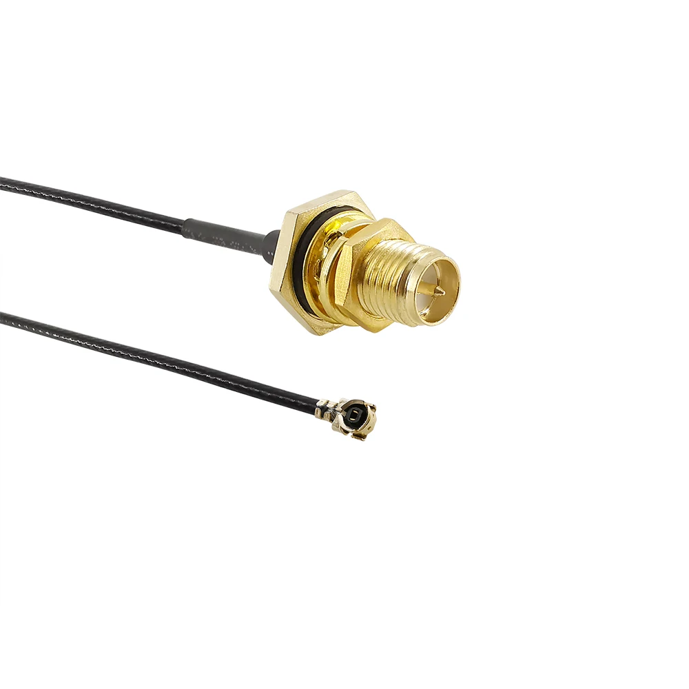 10 шт. кабель U.FL/IPEX Mini PCI-RP-SMA Female (внутренний контакт) для беспроводных