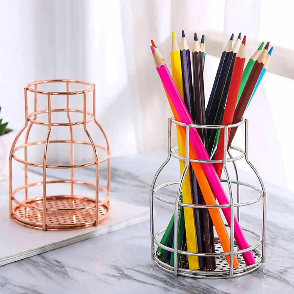 Бутылка Форма набор металлических ручек коллекция карандашей держатель