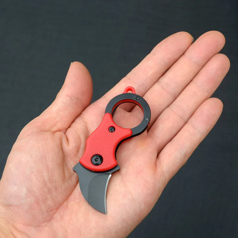 Портативный мини карманный складной нож с EDC коготь подвесной шейный брелок для
