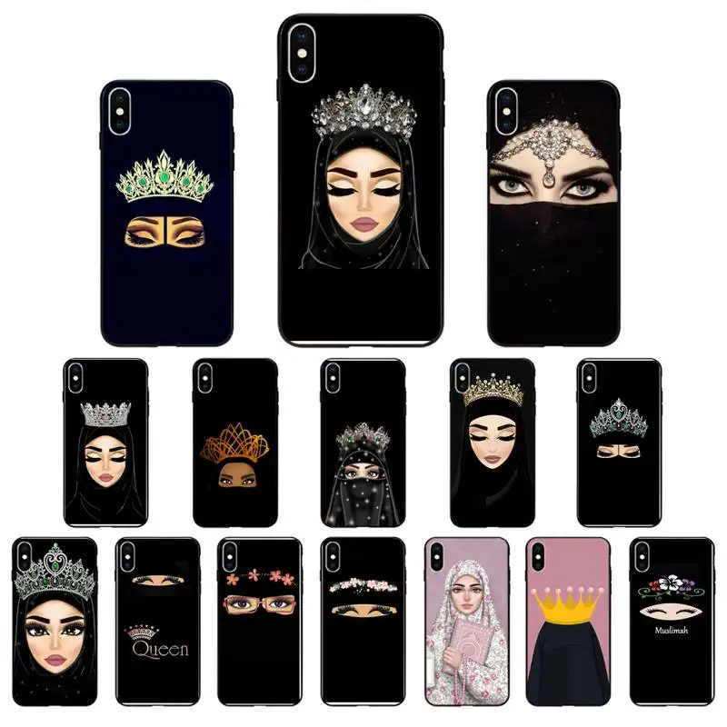 Чехол для телефона в восточном стиле с изображением женщины хиджаба лица