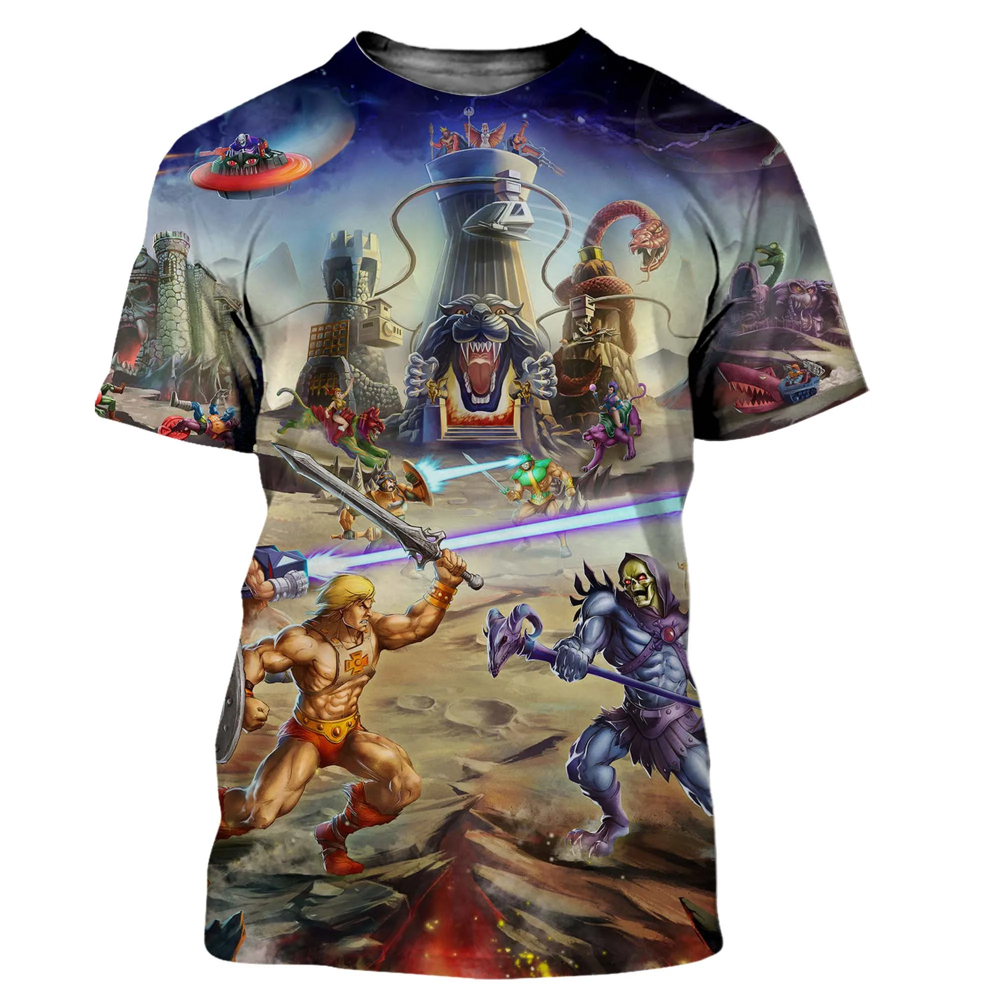 

He man and The Masters of The Universe men/women New fashion cool 3D printed t-shirts casual Harajuku style tshirt streetwear
