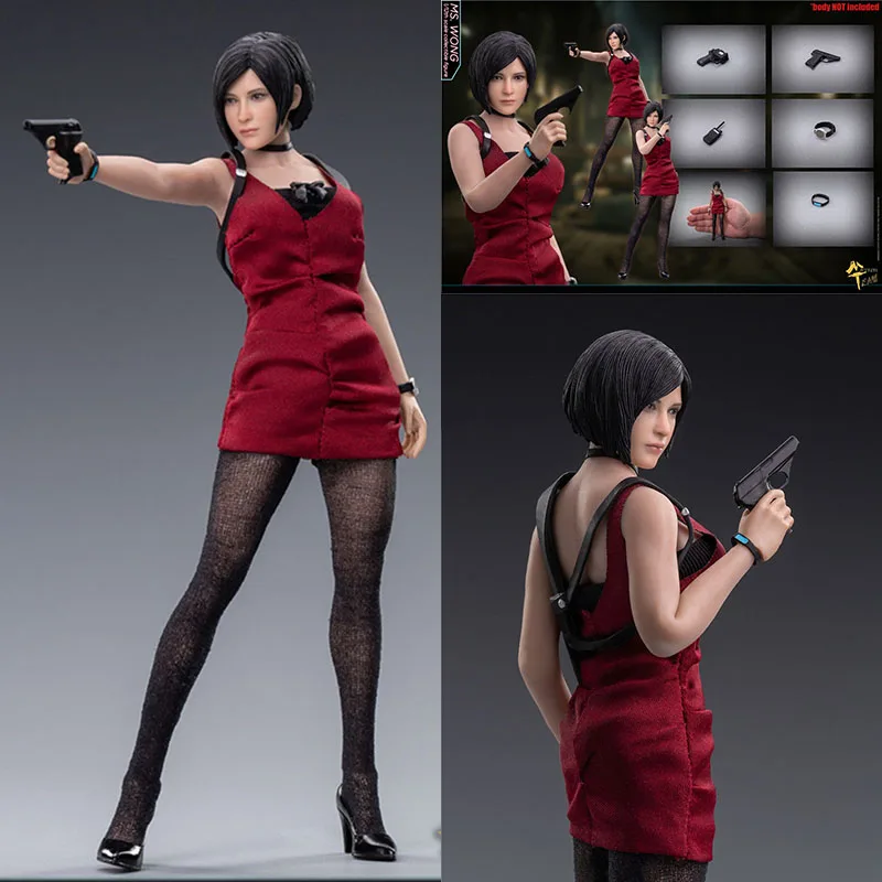 

MTTOYS MT005 масштаб 1/12 Ada Wong голова Лепка с костюмом Одежда Набор аксессуаров подходит 12 дюймов Женщина солдат экшн-фигурки тела